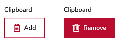 clicking on the add to clipboard button turns it into the remove from clipboard button