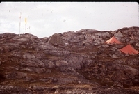 Base camp tents, Jakobshavn Glacier 1986 thumbnail