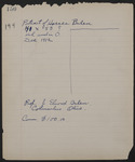 George Bellows Record Book A: Page 150 thumbnail