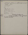 George Bellows Record Book B: Page 262 thumbnail