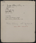 George Bellows Record Book A: Page 288 thumbnail