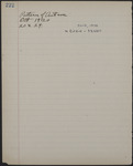 George Bellows Record Book B: Page 222 thumbnail