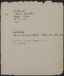 George Bellows Record Book A: Page 17 thumbnail