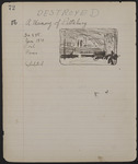 George Bellows Record Book A: Page 72 thumbnail