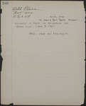 George Bellows Record Book B: Page 240 thumbnail