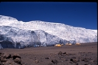 Camp at northern icefield, Kilimanjaro 2000 thumbnail