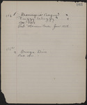 George Bellows Record Book A: Page 103 thumbnail