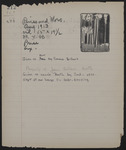 George Bellows Record Book A: Page 212 thumbnail