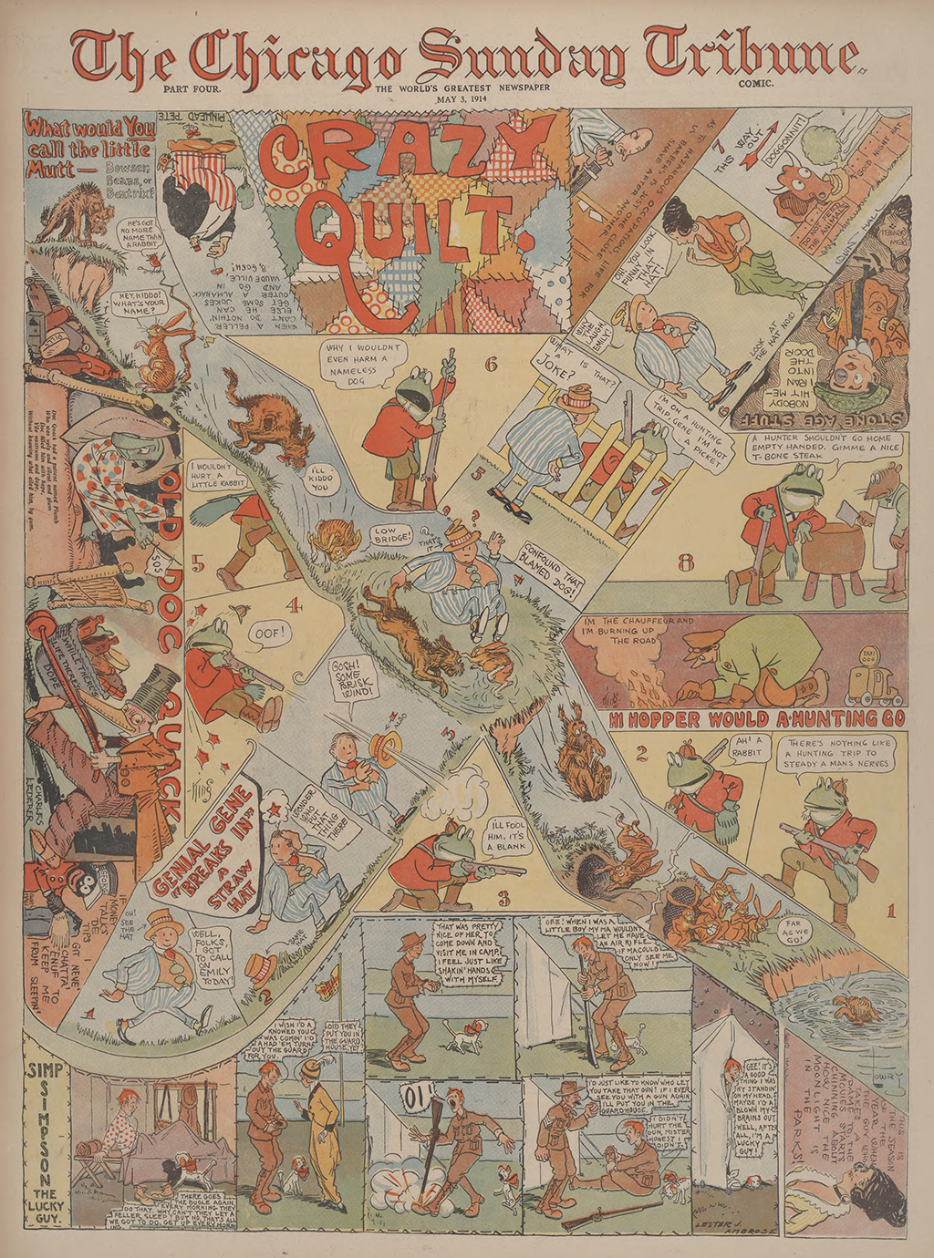 The Chicago Sunday Tribune comic Crazy Quilt