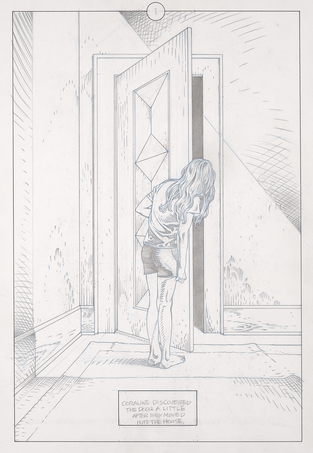 Russell's page 1 of Coraline
