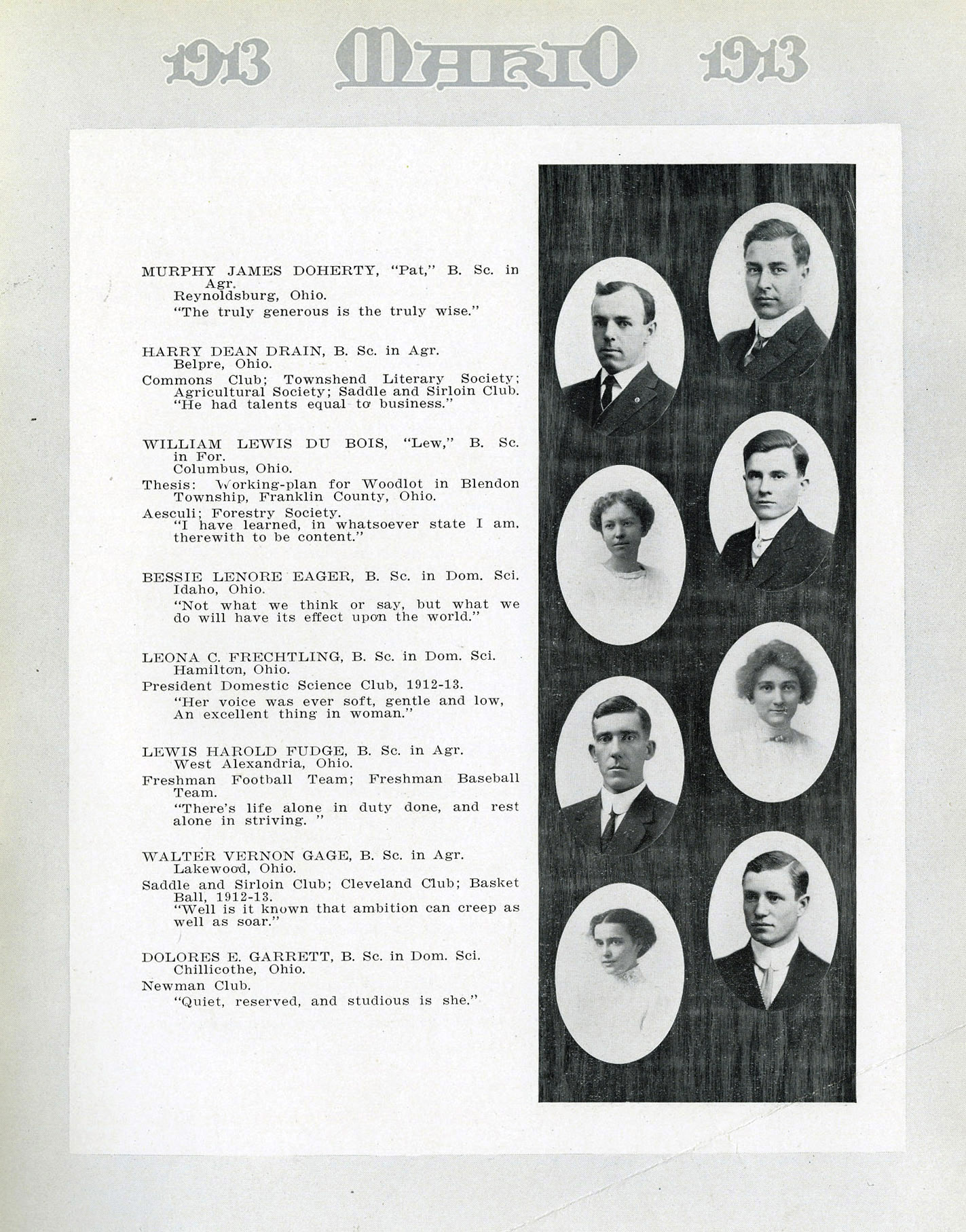 1913, Makio page 149