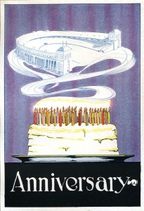 Sketch from the University's 50th anniversary celebration