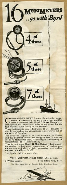 Image taken from the Papers of Admiral Richard E. Byrd.