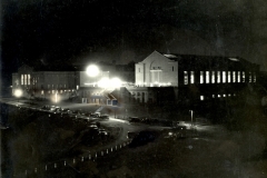 n.d., Larkins Hall at night