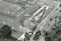 1967, Wiseman Hall addition, air view