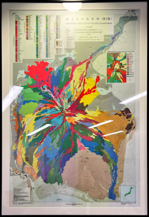 A geologic map