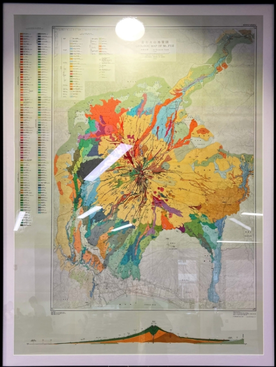 A geologic map