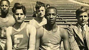 Jesse Owens in high school. Photo date unkown.