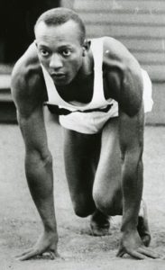 Jesse Owens in high school. Photo date unkown.