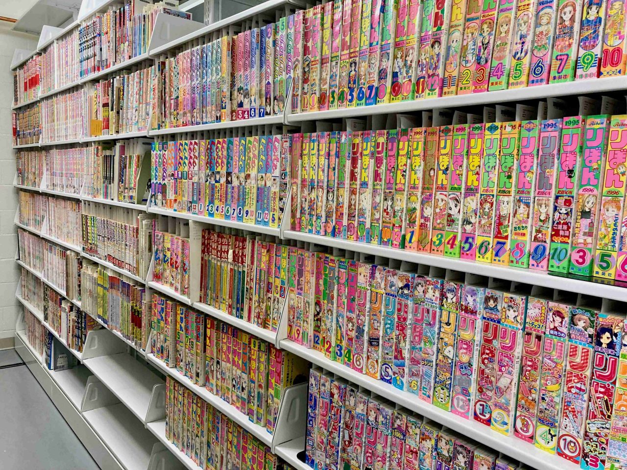 Manga Shelves in the Billy Ireland vault