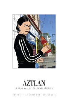 Graphic illustration of frida kahlo like girl on contemporary street in athletic wear.